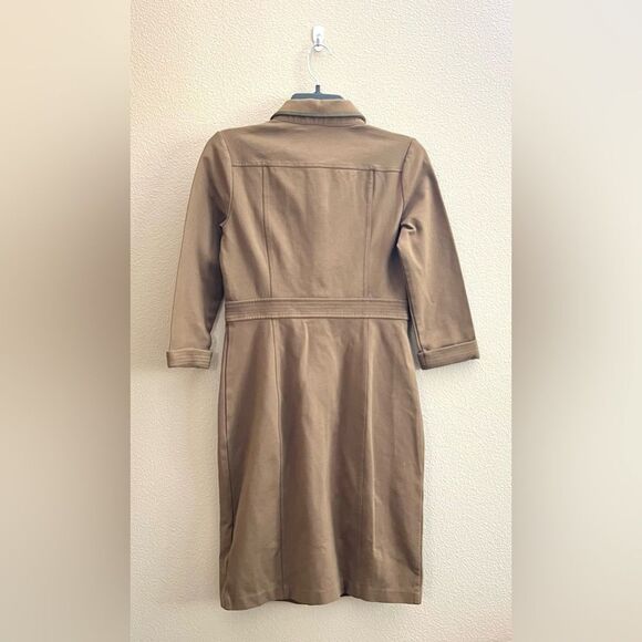 Boden Collar Button Down Midi Shirt Dress - Picture 7 of 9